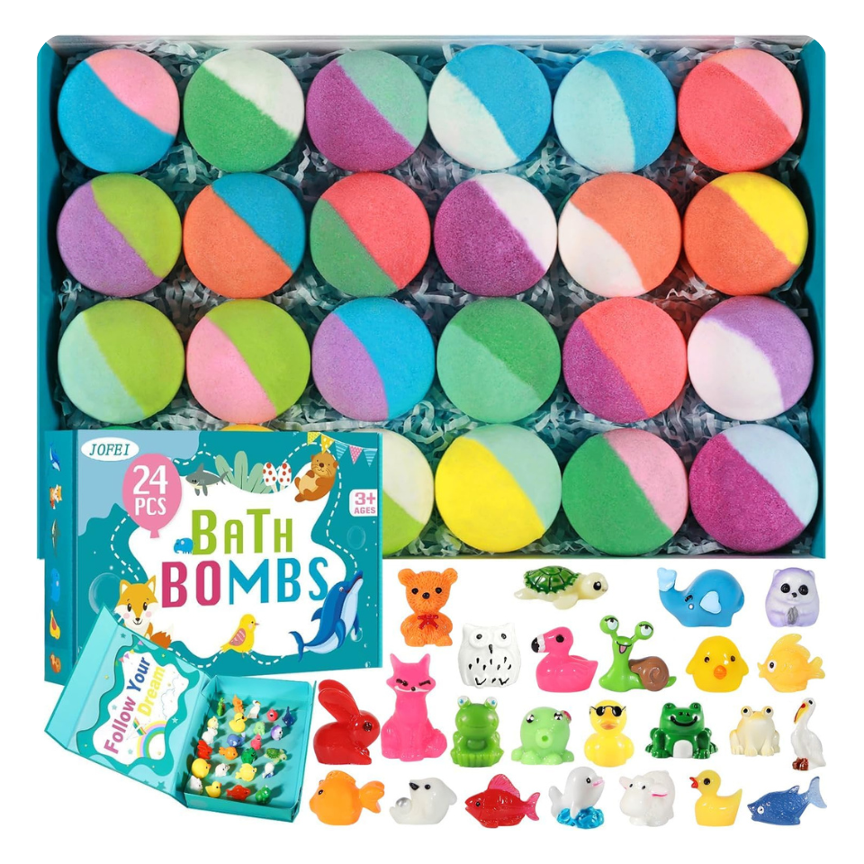 Hidden Animals Surprise Bath Bombs (24 Pack)