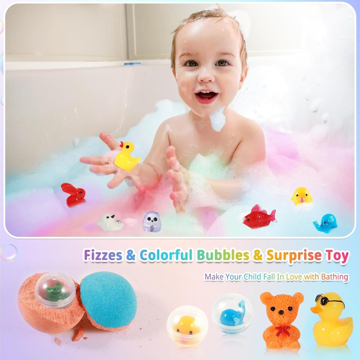 Hidden Animals Surprise Bath Bombs (24 Pack)