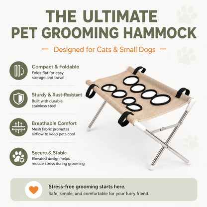 GroomEase™ Pet Hammock
