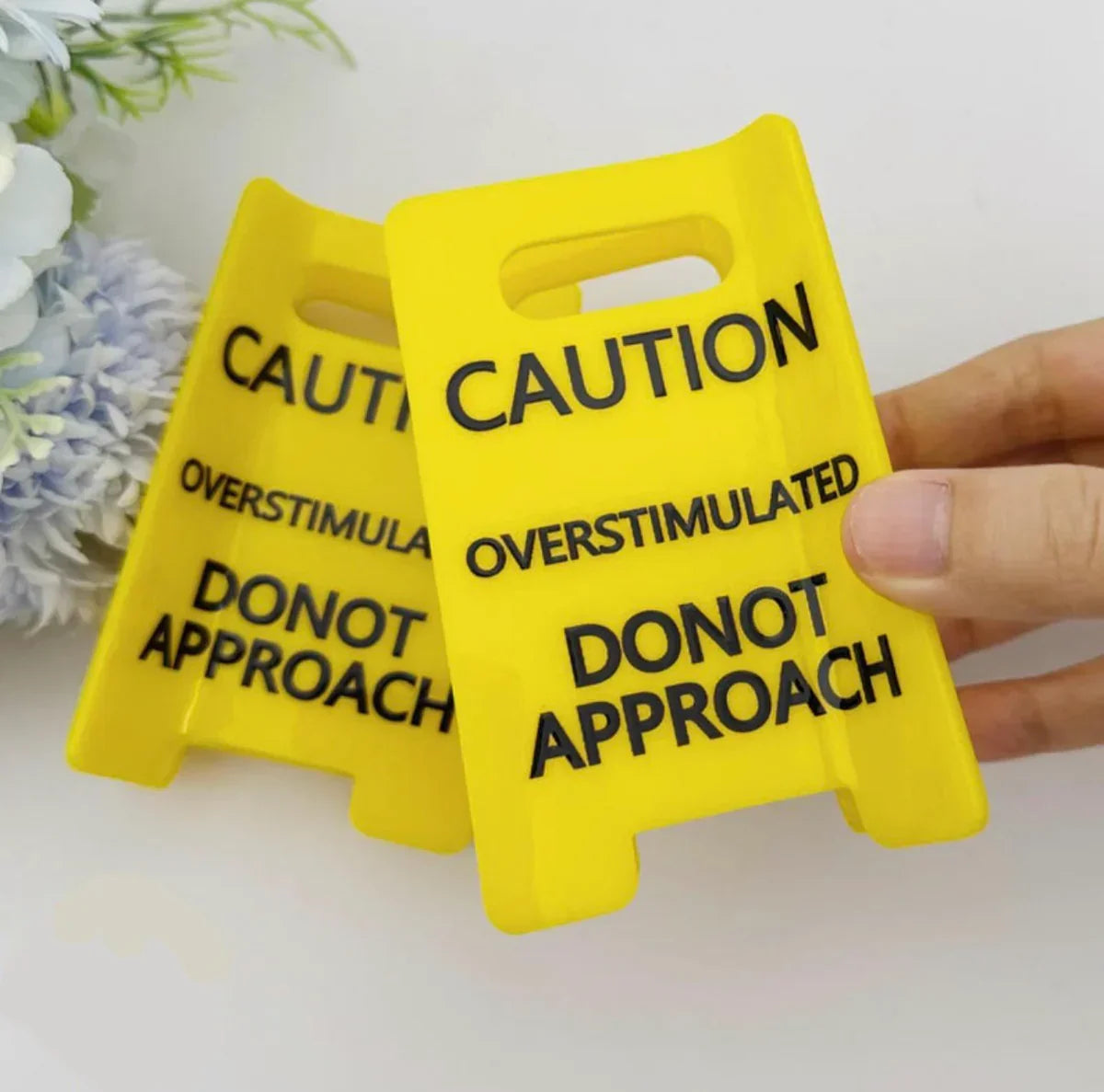 Hilarious Sensory Overload Hair Claw Clip – (2 Pcs)